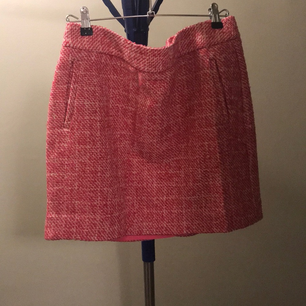 Pink mini skirt